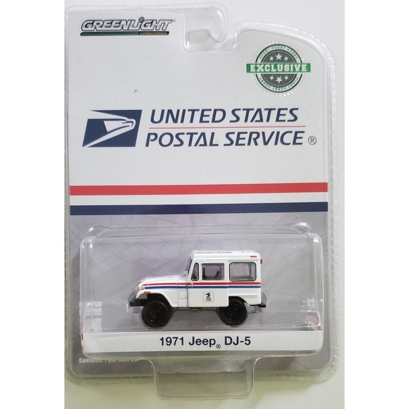 Greenlight 1971 Jeep DJ-5 USPS White New Sealed Hobby Exclusive - Picture 1 of 2